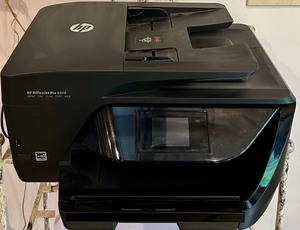 lot 74 image: HP Office Jet Printer Model 6978 with Ink