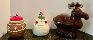 lot 84 image: Three Adorable Cookie Jars