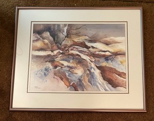 lot 138 image: Amazing Abstract Print by Merle Schoess