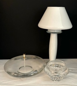 lot 221 image: Elegant Candle Holders and Oil Candle