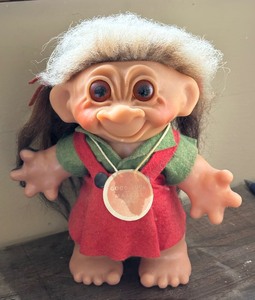 lot 226 image: Vintage Danish Troll Doll