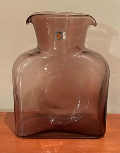 lot 234 image: Vintage Rose Blenko Water Pitcher