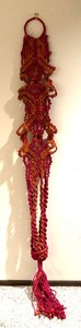 lot 268 image: Decorative Macrame Vintage Plant Holder