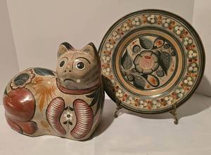 lot 34 image: Mexican Folk Art Pairing