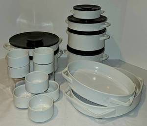 lot 161 image: German Cordalite Cookware Set