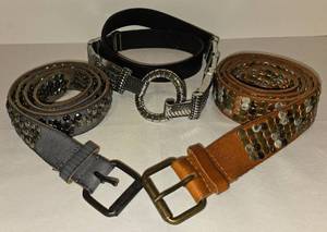 lot 257 image: Three Unique Womens Belts