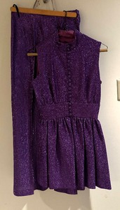 lot 272 image: Pretty Purple Shimmery Shirt and Pant Set