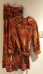 lot 316 image: Retro Raymodes Shirt and Flared Pant Set