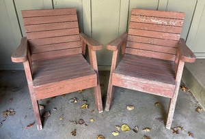 lot 365 image: Two Patio Chairs