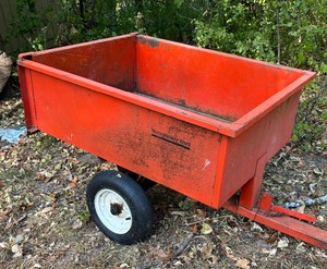 lot 387 image: Montgomery Ward Utility Yard Trailer