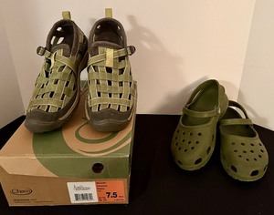 lot 285 image: Two Pairs of Crocs Shoes