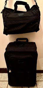 lot 288 image: Two Pieces Black TUMI Luggage