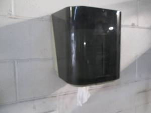 lot 13 image: Wall mount pull-out paper towel dis...