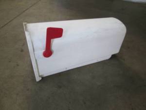 lot 34 image: Rubbermaid style US Postal Mailbox...