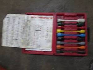 lot 44 image: Blue Point 9pc torque socket set wi...