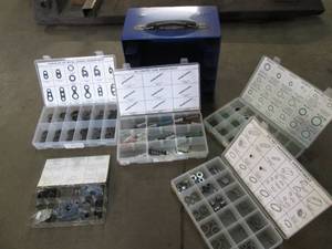 lot 45 image: Compartmentalized storage organizer...