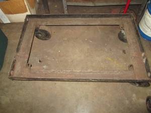 lot 95 image: 24in39in heavy duty metal framed ...