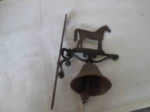 lot 122 image: Outdoor mounting cast iron framed d...
