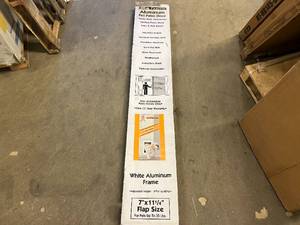 lot 2 image: Ideal Fast Fit Aluminum Pet Patio Door