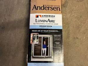 lot 3 image: Andersen LuminAire Retractable Screen Door