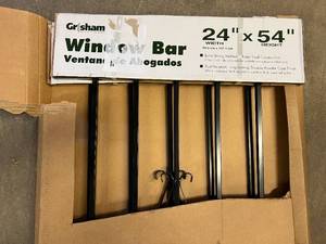 lot 4 image: 2 Grisham 24 x 54 Window Bars