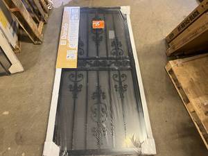lot 5 image: El Dorado Decorative Metal Screen Door