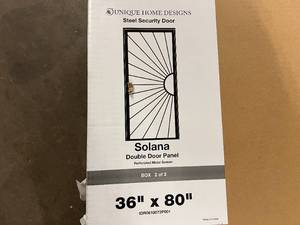lot 11 image: Solana Double Door Panel - 36 x 80