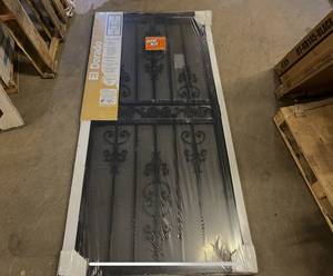 lot 12 image: El Dorado Decorative Metal Screen Door