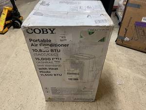 lot 34 image: Coby Portable Air Conditioner - 10,800 BTU