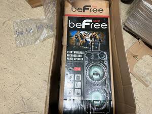 lot 43 image: BeFree 2x10 Wireless Rechargeable Party Speaker