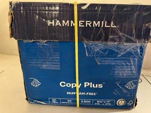 lot 73 image: 2500 Sheets of Hammermill Copy Paper