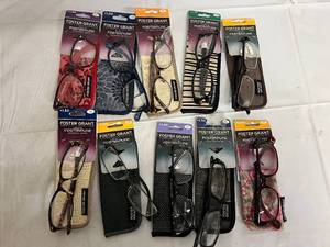 lot 94 image: 10 Variety Foster Grant Reading Glasses