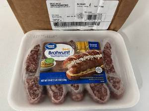 L. 12x 1lb3oz Beer Bratwurst