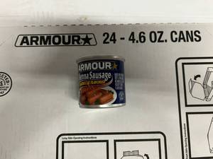 KK. 24x 4.6oz Armour Vienna Sausage-BBQ Flavor