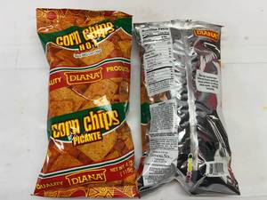 JJ. 8x 4.05oz Spicy BBQ Corn Chips