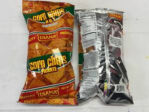 JJ. 8x 4.05oz Spicy BBQ Corn Chips