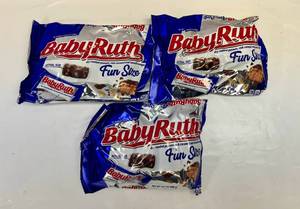 3x 10.2oz Baby Ruth Fun Size