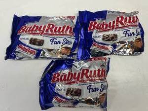 3x 10.2oz Baby Ruth Fun Size