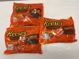 3 Bags Reeses Snack Size