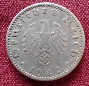 lot 22 image: 1940 Third Reich Coin