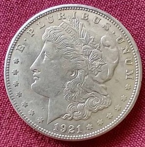 lot 56 image: 1921-S Morgan Dollar