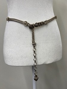 lot 110 image: Brighton Silver Chain Belt