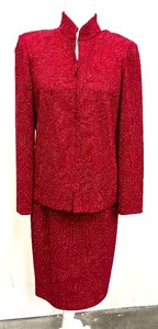 lot 28 image: St John Evening Jacket and Skirt Set