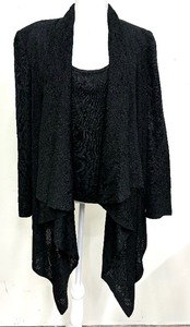 lot 137 image: Beautiful Black St. John Sweater and Tank Set