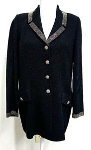 lot 127 image: Beautiful St John Evening by Marie Gray Knit Blazer