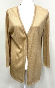 lot 81 image: Elegant Escada Gold Colored Cardigan Sweater