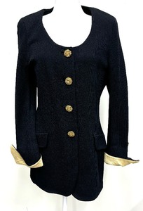 lot 60 image: Elegant St. John Evening by Marie Gray Button Up Knit Top