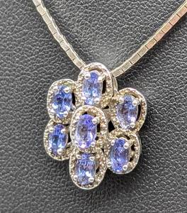 lot 182 image: Stauer Tanzanite and Sterling Silver Pendant