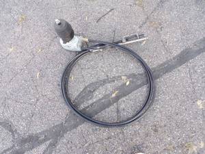 lot 16 image: Tilt Boat Steering Control Cables