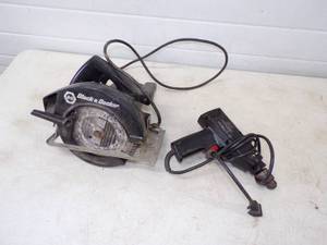 lot 74 image: Circular Saw and Drill